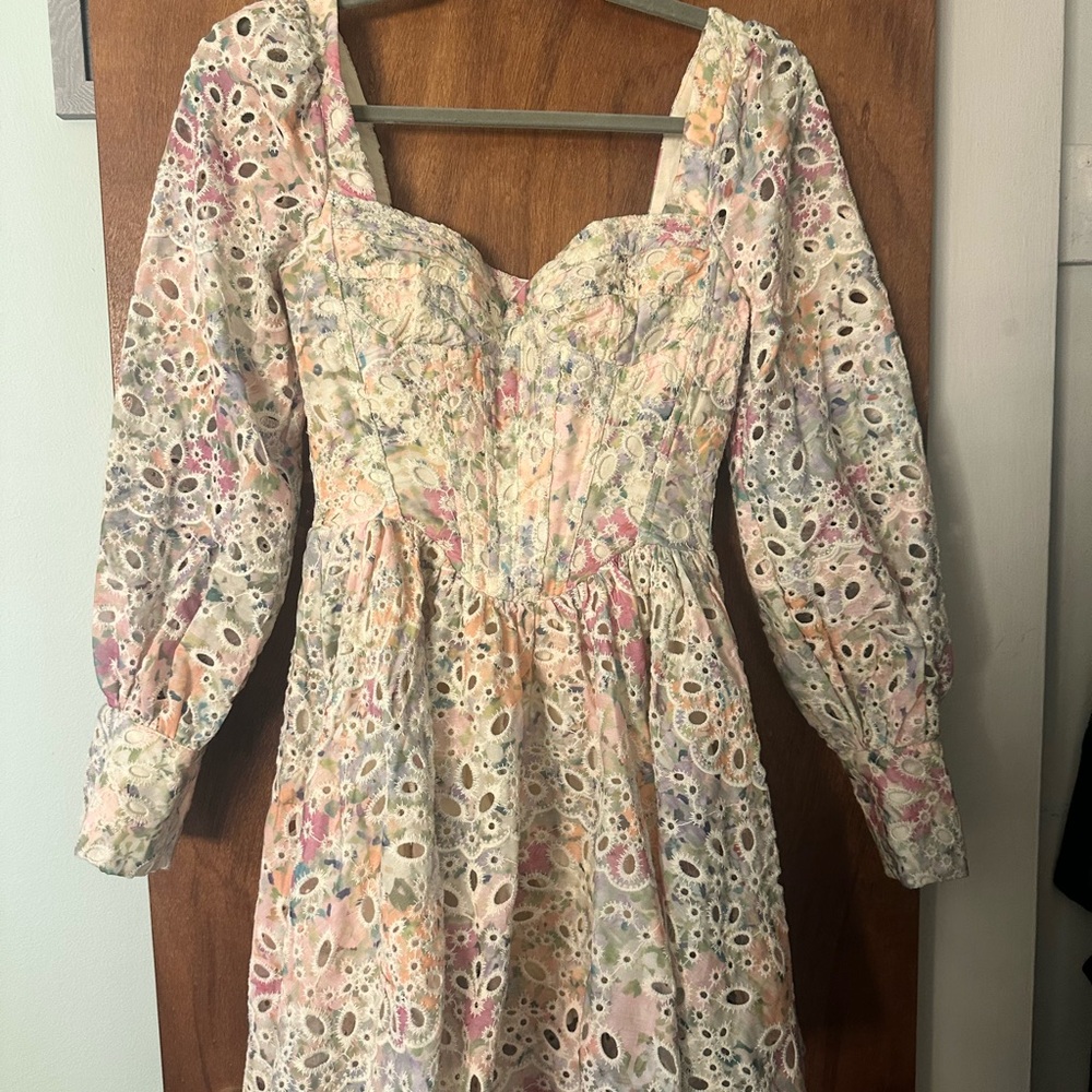 BARDOT LILA FLOUNCE DRESS